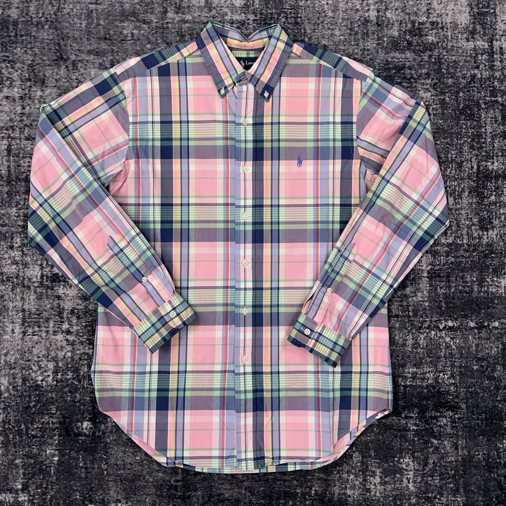 Vintage Polo Ralph Lauren Plaid Button Up Shirt